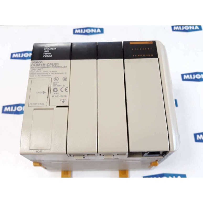 OMRON CQM1H CPU51 PROGRAMMABLE CONTROLLER CPU UNIT 24V DC 10mA 16 points 1322N