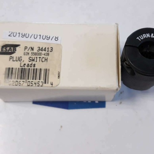 Esab 558 000 439 HUBBELL PLUG SWITCH Leads15A 125V P/N 34413 (New old stock)