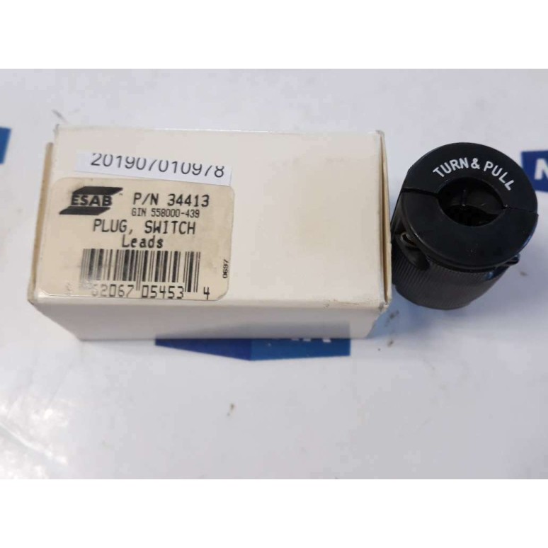 Esab 558 000 439 HUBBELL PLUG SWITCH Leads15A 125V P/N 34413 (New old stock)