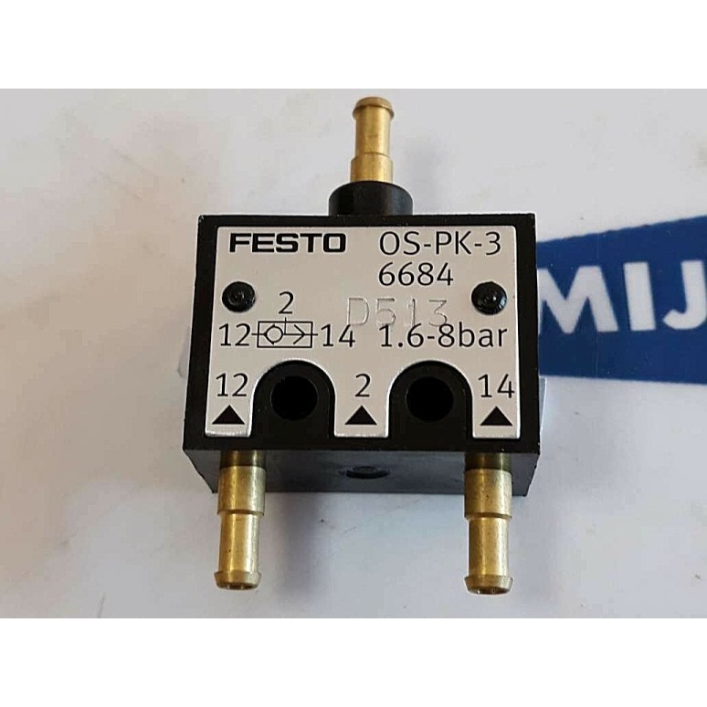 FESTO OS PK 3 6684 D513 1.6-8BAR Logic component (New old stock)