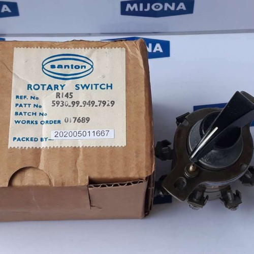 SANTON J79 16/250V DC 380AC ROTARY SWITCH 949 7929 R 145 POS.I