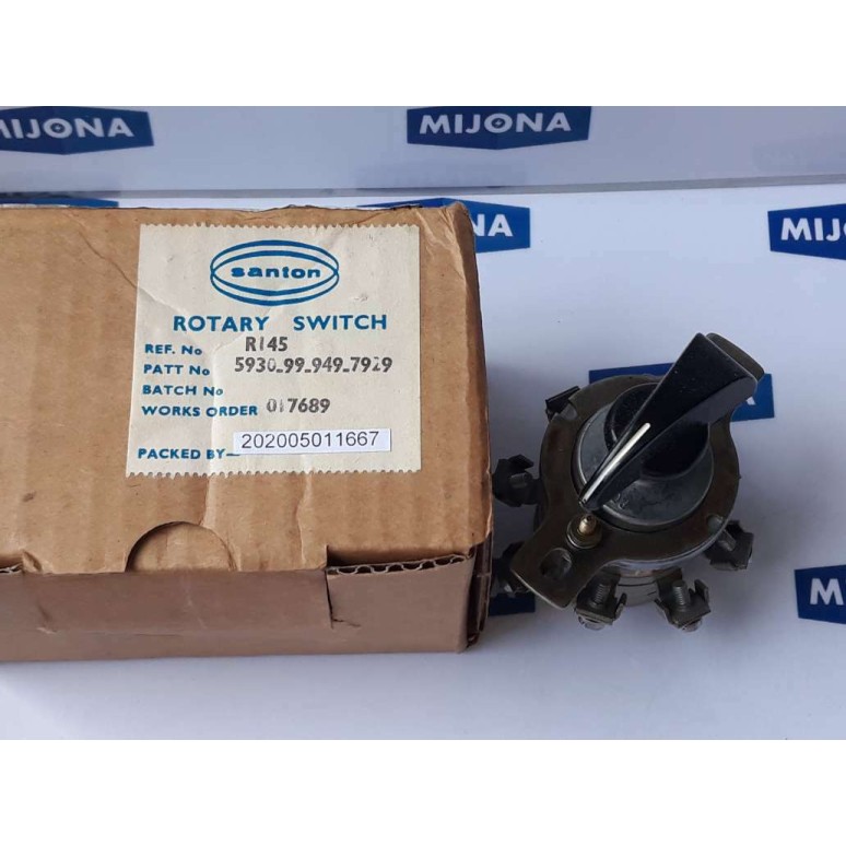 SANTON J79 16/250V DC 380AC ROTARY SWITCH 949 7929 R 145 POS.I