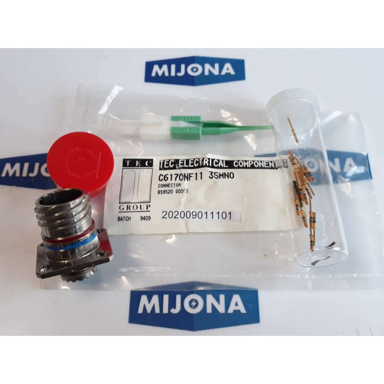 TEC ELECTRICAL COMPONENTS TEE C617ONF11 35MNO CONNECTOR BS9520 G003 9409 TEC ELECTRICAL COMPONENTS TEE C617ONF11 35MNO CONNECTOR BS9520 G003 9409