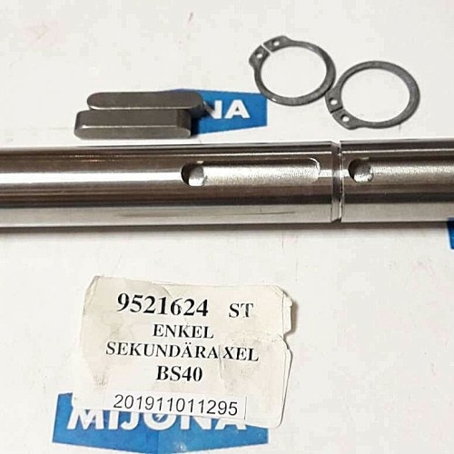 BENZLERS BS40 D=20MM L=132,5MM SIMPLE SECONDARY SHAFT (new old stock)