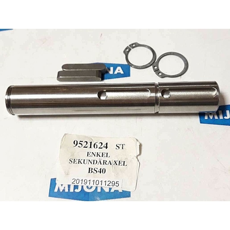 BENZLERS BS40 D=20MM L=132,5MM SIMPLE SECONDARY SHAFT (new old stock) BENZLERS BS40 D=20MM L=132,5MM SIMPLE SECONDARY SHAFT (new old stock)