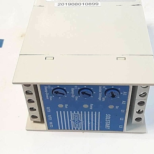SOLSTART 8 400-S SOLCON FLC 8A 400V 50/60HZ DRY CONTACT serial no: 4669037/02 SOLSTART 8 400-S SOLCON FLC 8A 400V 50/60HZ DRY CONTACT serial no: 4669037/02