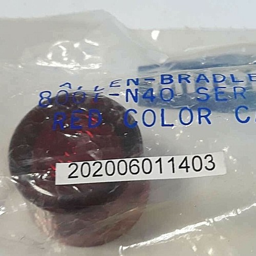 ALLEN BRADLEY 800T N40 SER C RED COLOR CAP