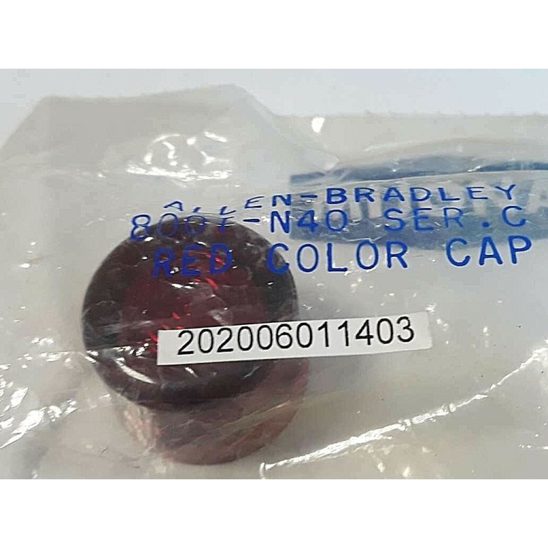 ALLEN BRADLEY 800T N40 SER C RED COLOR CAP