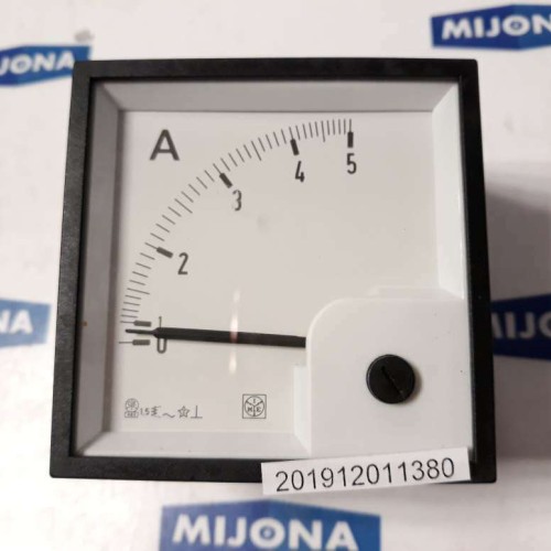 Ampermeter IME 482 0-5A 70x70mm (New old stock) Ampermeter IME 482 0-5A 70x70mm (New old stock)