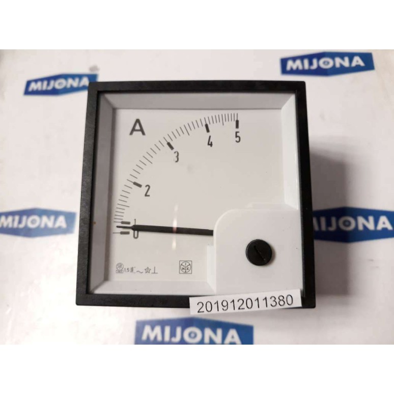 Ampermeter IME 482 0-5A 70x70mm (New old stock)