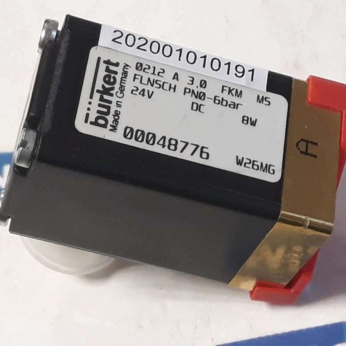 Bürkert 00048776 W26MG 0212 A 3.0 FKM MS FLNSCH PN 0-6bar 24VDC 8W  new old stoc