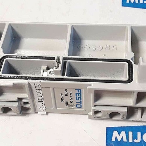 Festo CPX EPL EV 195716 U402 677096 END PLATE (new old stock)