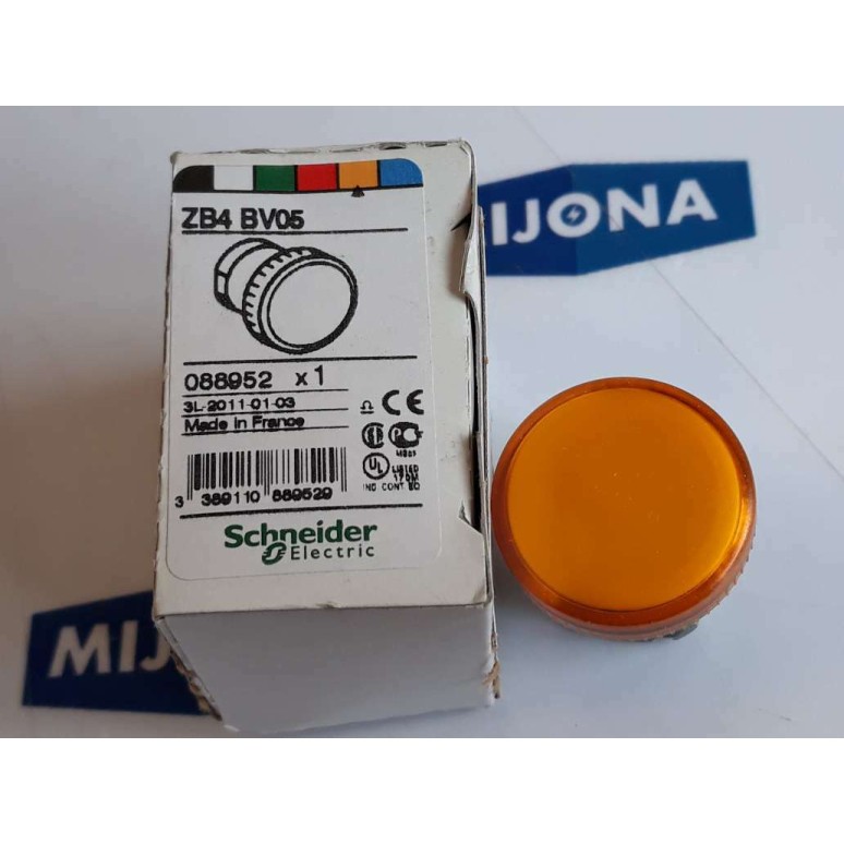 Schneider ZB4 BV05 088952 Pilot Light YELLOW