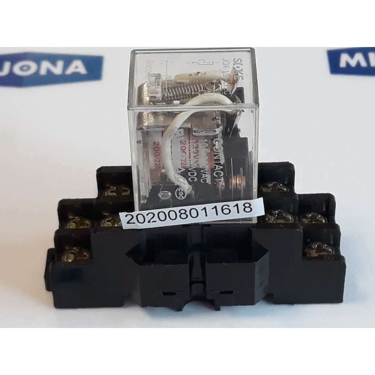SOKE Shenle JOX 13F LY2C relay 10A 250VAC 10A 30VDC COIL200-220VAC NEW OLD STOCK