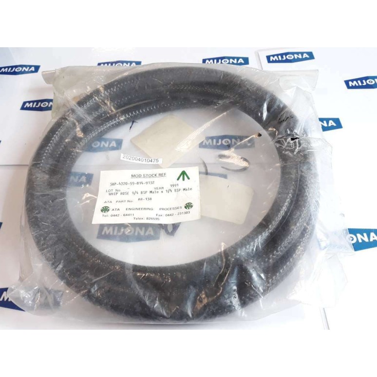 HOSE AH138 1/4 BSP MALE X 1,4 BSP MALE 1,5M