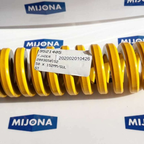 BORDIGNON XLL 2003G50152 spring 50MM L=152MM YELLOW (new old stock)