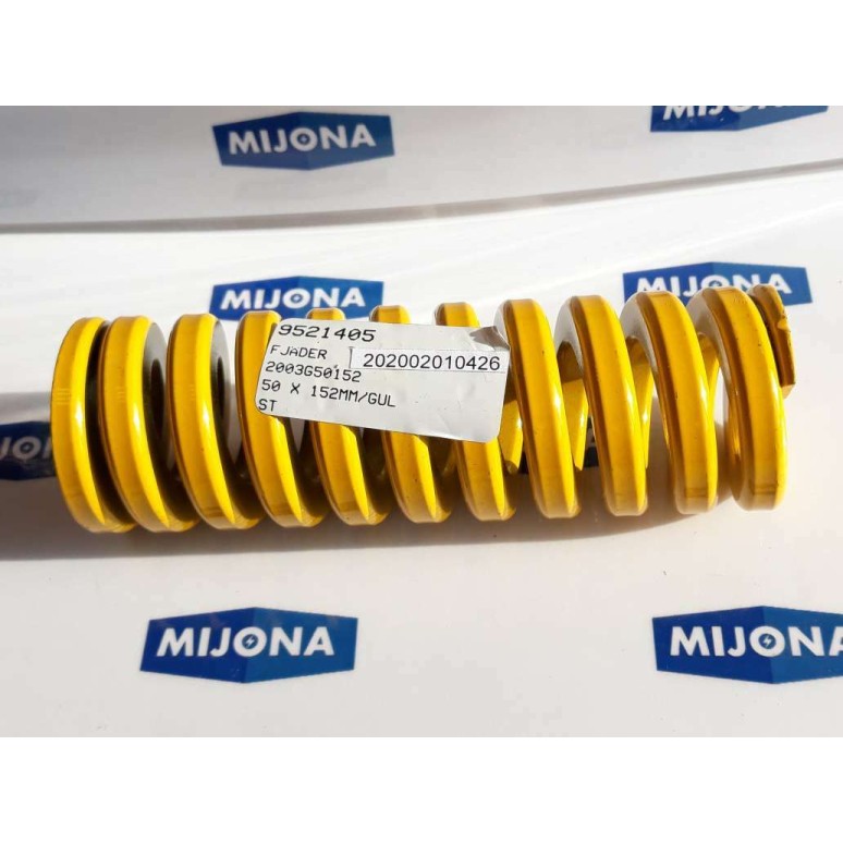 BORDIGNON XLL 2003G50152 spring 50MM L=152MM YELLOW (new old stock)