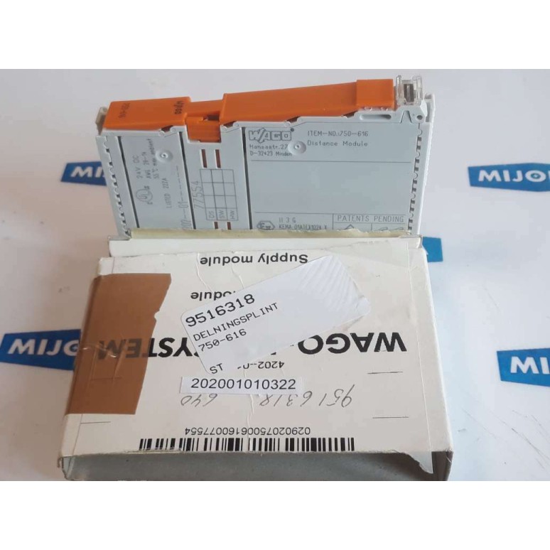 WAGO 750 616 Distance module 24V DC (new old stock)