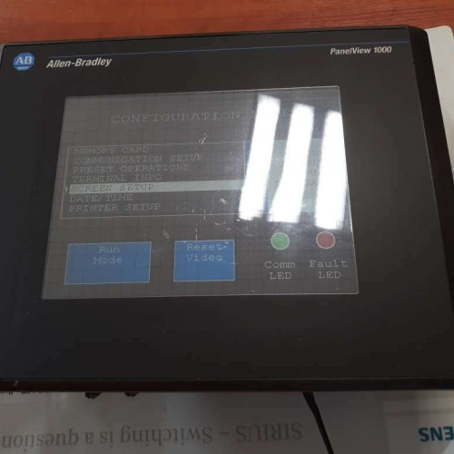 Allen Bradley 2711 T10C15 Panelview1000 Touchscreen Panel ser C rev D 100-240VAC