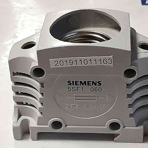 Siemens 5SF1 060 25A 500V 1.5-35mm²  Sicherung Sockel Fuse socket new old stock