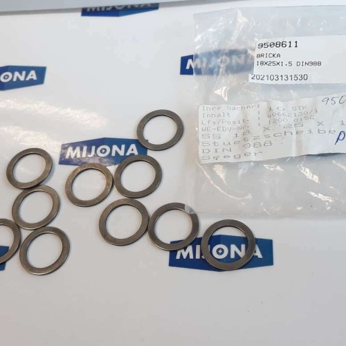 18X25X1,5 DIN 988 Shim rings 1200 0152 40662130 PRICE FOR 10 PSC new old stock