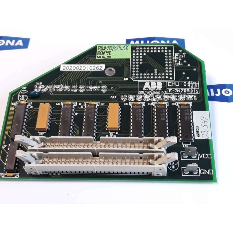 ABB Circuit Board EMU 01 E-31709 SER NO 03 541