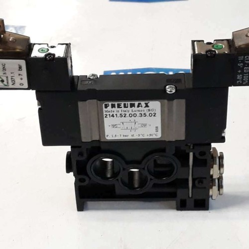 Pneumax 2141 52 00 35 02 1,5-7bar -5°C+50°C Pneumax 24VDC 1,3W -5°C +50°C/N371 1