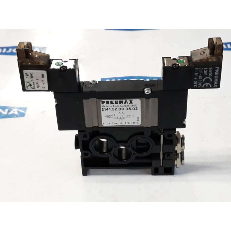 Pneumax 2141 52 00 35 02 1,5-7bar -5°C+50°C Pneumax 24VDC 1,3W -5°C +50°C/N371 1 Pneumax 2141 52 00 35 02 1,5-7bar -5°C+50°C Pneumax 24VDC 1,3W -5°C +50°C/N371 1