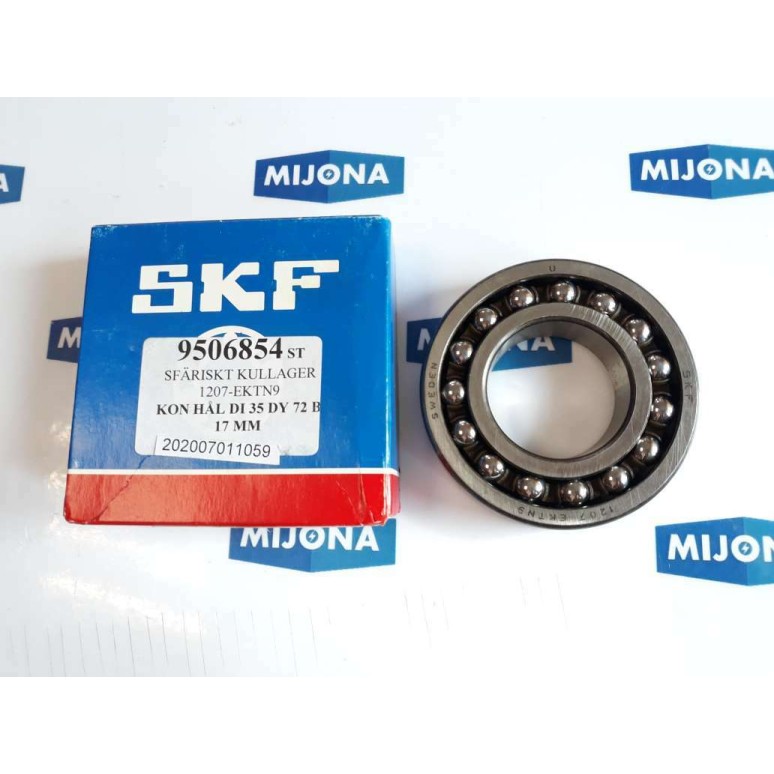 SKF 1207 EKTN9 Self-Aligning Ball Bearing Double Row 175U 35X72X17MM