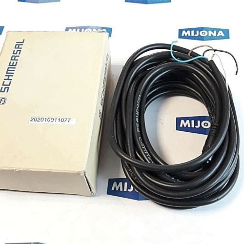 Schmersal VLFS4 050 EB GERADE LEITUNGSDOSE M8 4POL 5M WOODHEAD (NEW OLD STOCK)