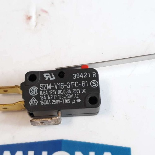 WONWOO SZM V16 3 FC 61 0.6A 125V DC 0.3A 250V DC 16A 1/2HP 39421 R