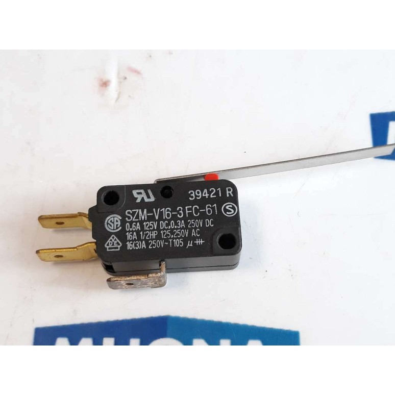 WONWOO SZM V16 3 FC 61 0.6A 125V DC 0.3A 250V DC 16A 1/2HP 39421 R