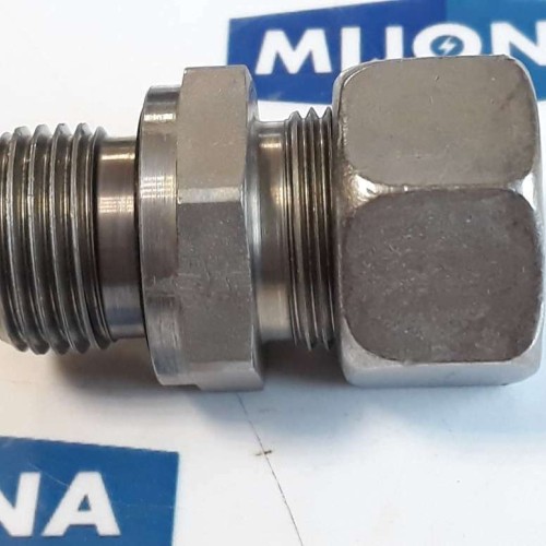 PARKER GE15LRED G 1/2"-15 L M22x1,5 EMB V17 STRAIGHT COUPLING (NEW OLD STOCK)