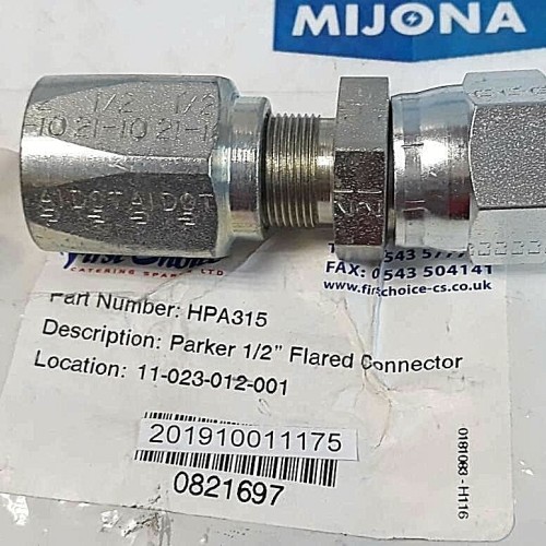 PARKER 1/2 Flared connector  EL3D AIDOTAIDOT