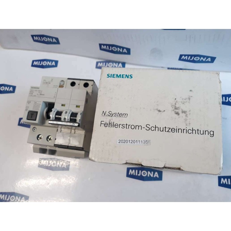 Siemens 5SU1323-1BB10 2P 30mA 10A 5SU13231BB10 Siemens 5SU1323-1BB10 2P 30mA 10A 5SU13231BB10