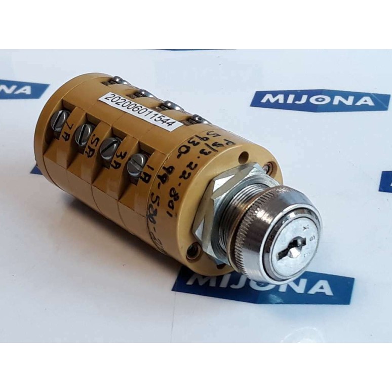 TOK T9K TYPE N° 5AMPS 250VAC ONLY P5/ 3 22 801 rotary switch(new old stock)