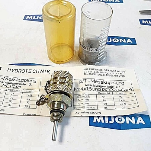 HYDROTECHNIK P/T Messkupplung M10X1 1620 (new old stock)