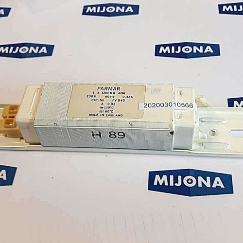 PARMAR BALLAST  FV 040 1X1200MM 40W 230V 60HZ 0.42A (New old stock)