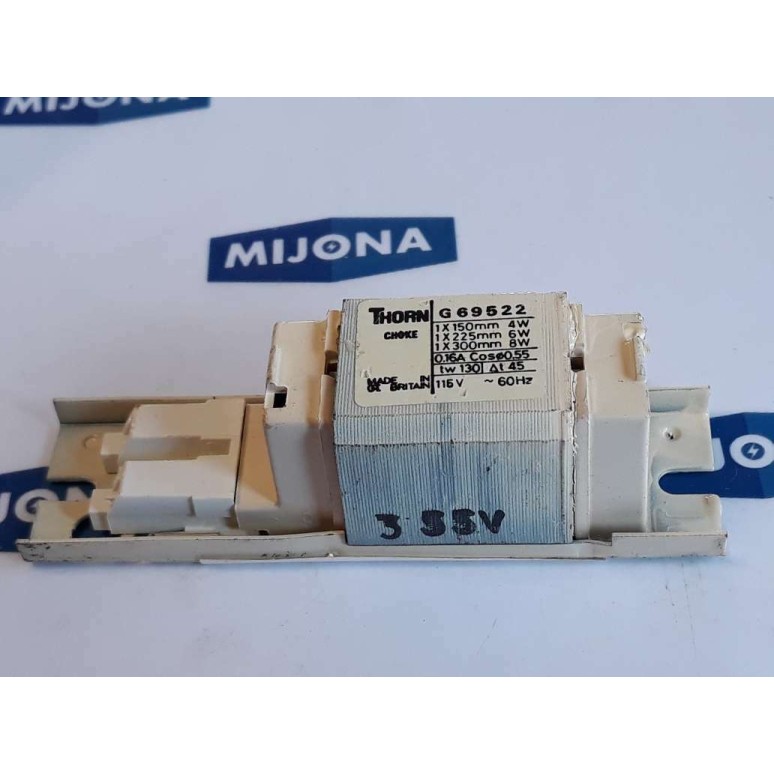 THORN BALLAST G 69522 1X150MM 4W 1X225MM 6W 1X300MM 8W 0,16A tw 130 115V 60HZ THORN BALLAST G 69522 1X150MM 4W 1X225MM 6W 1X300MM 8W 0,16A tw 130 115V 60HZ
