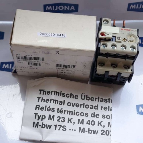 Schiele M23K Overload Relay Überlastrelais 0,63-1A Schiele M23K Overload Relay Überlastrelais 0,63-1A