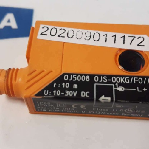 IFM 0J5008 0JS 00KG F0 AS 10-30V DC IP68 Photoelectric Sensor New old stock