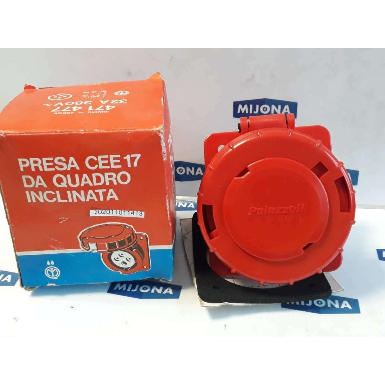 PALAZZOLI CEE17 471 477 32A 380V 4POL 50-60HZ (NEW OLD STOCK)