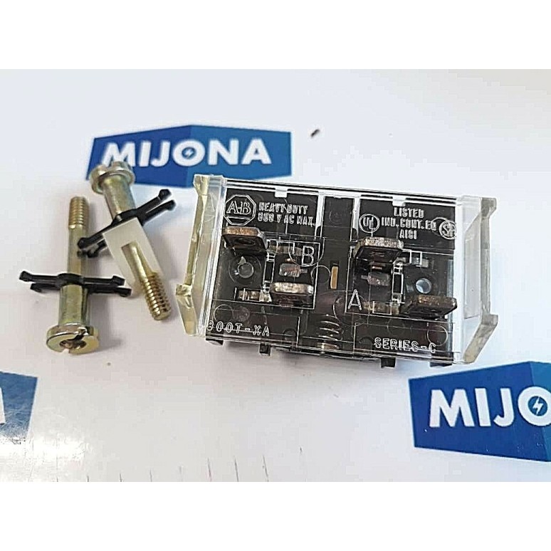 ALLEN BRADLEY 800T XA Contact block SER C 600V AC (new old stock)