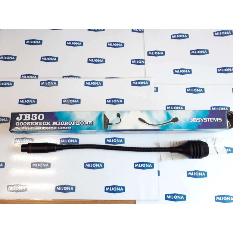 JBSYSTEMS JB30 microphone on flexible with plug XLR LG FLEXIBLE 30CM DYNAMIC