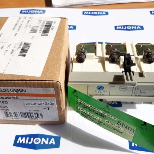 MERLIN GERIN compact NS TM16D 3P3D 29035 51405832D 5NM 16A CIRCUIT BREAKER
