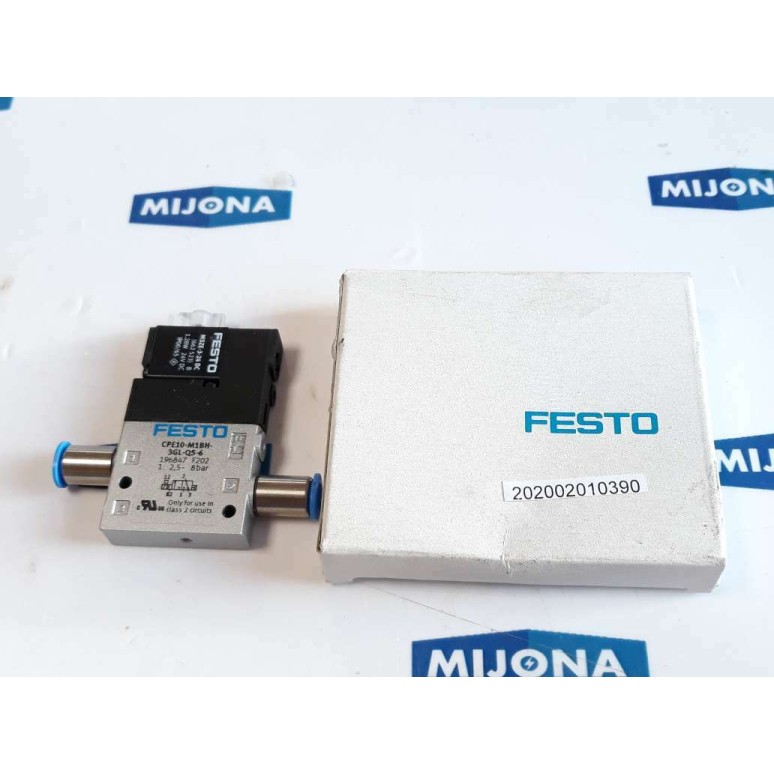 Festo CPE10 M1BH 3GL QS 6 F202 196847 Magnetventil solenoid valve -5-50°C 8bar
