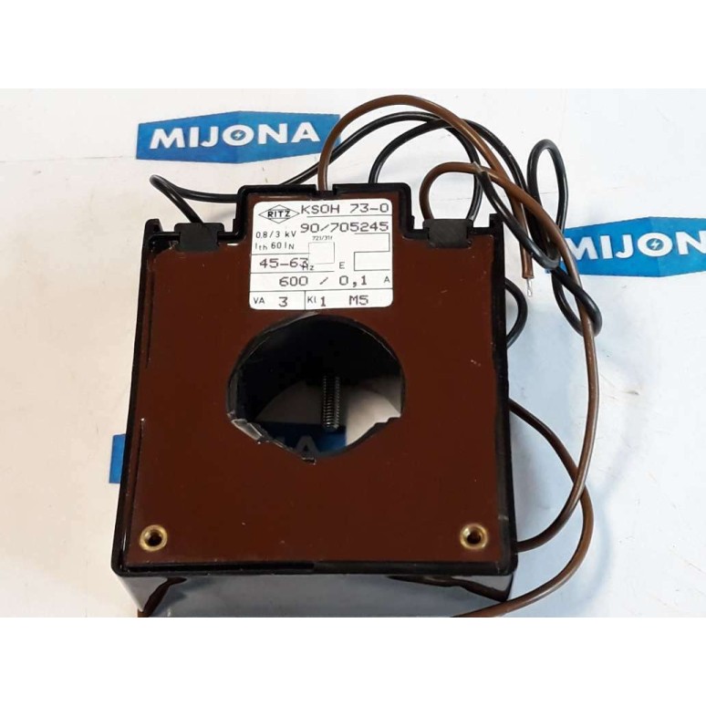 KSOH 73-0 0,8/3KV 90/705245 45-63HZ 600/0,1 A 3VA TRANSFORMER New old stock
