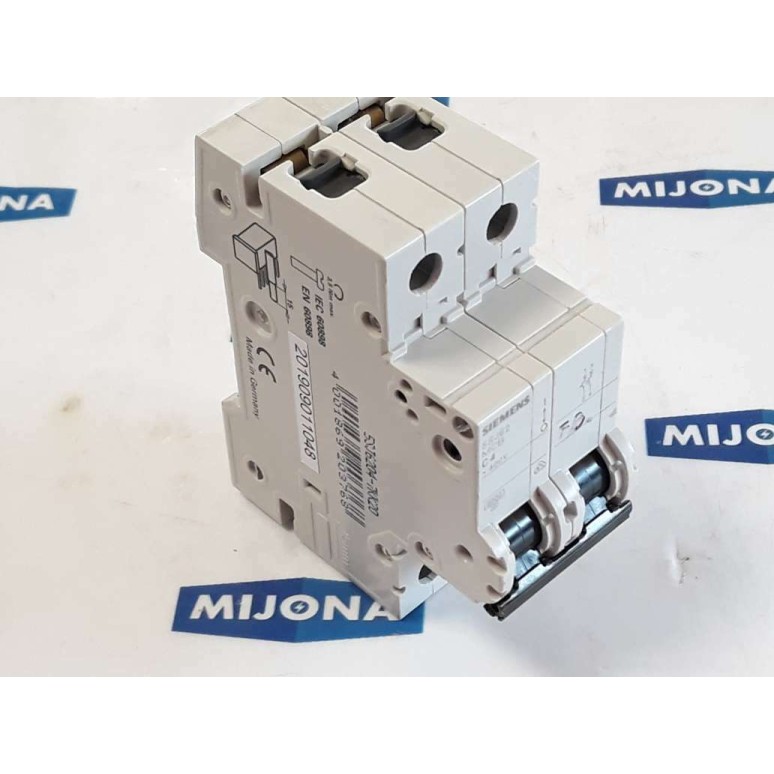 Siemens 5SJ6204 7KK20 Leitungsschutz Schutzschalter 5SJ62 MCB C4 400V IEC 60898