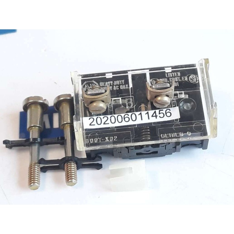ALLEN BRADLEY 800T XD2 Contact block SER C 600V AC NEW OLD STOCK)