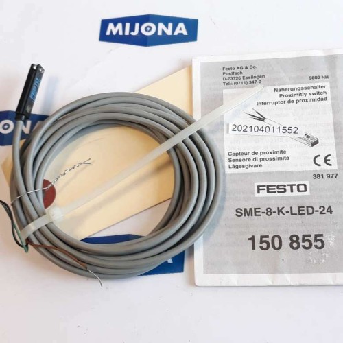 FESTO 150855 150 855 Proximity sensor SME 8 K LED 24 L=2.5M K4L18 NEW OLD STOCK